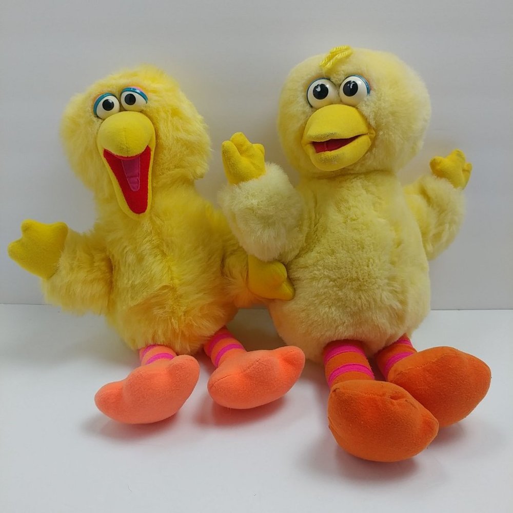 Vintage Big Bird Sesame Street Plush Stuffed Playskool